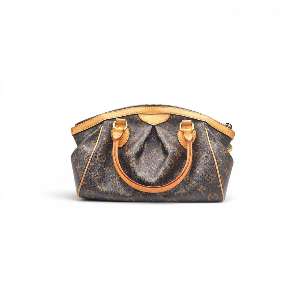 Louis Vuitton Tivoli PM Monogram Canvas Satchel Top Handle Bag Brown - Preowned - Picture 2 of 14